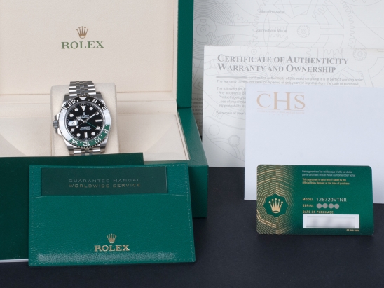 Ролекс (Rolex) GMT-Master II Sprite Ceramic Jubilee Left-Handed Mancino - New 126720VTNR